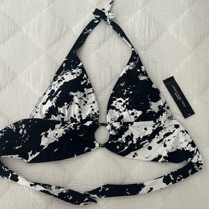 Carmen Marc Valvo swimwear bikini top, size medium